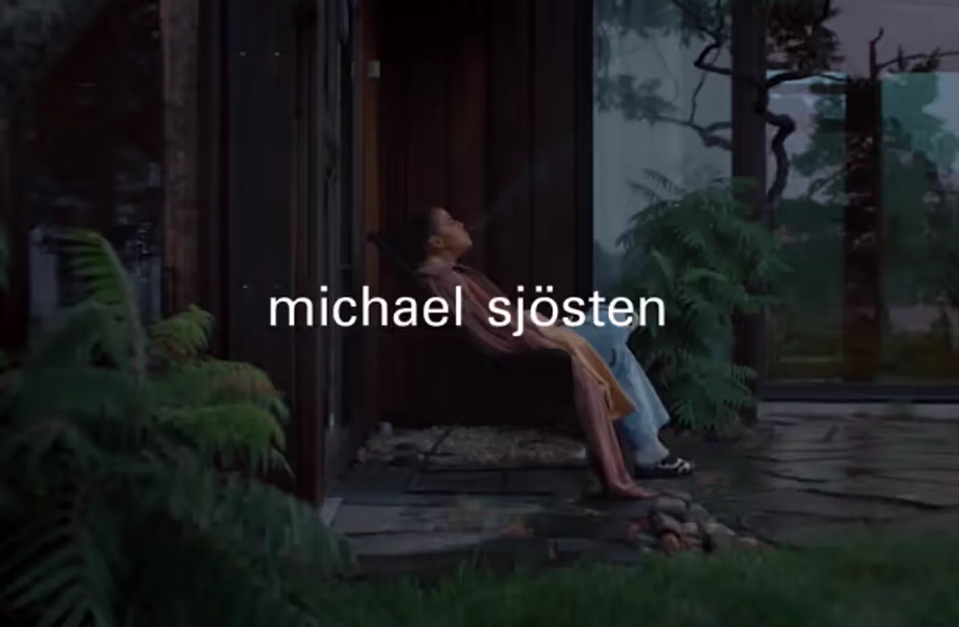 Sitio web de Michael Sjosten, vista de escritorio